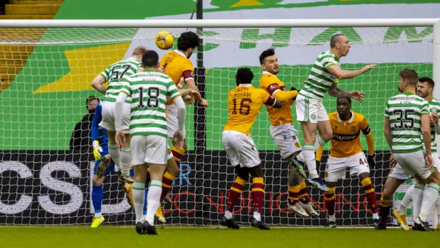 Stephen Welsh heads Celtic in front