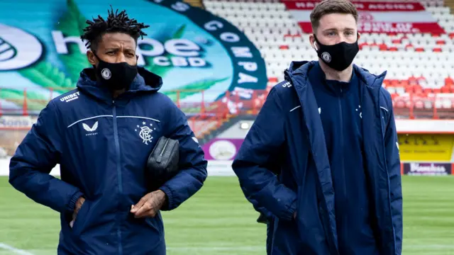 Bongani Zungu and Jack Simpson arrive at New Douglas Park