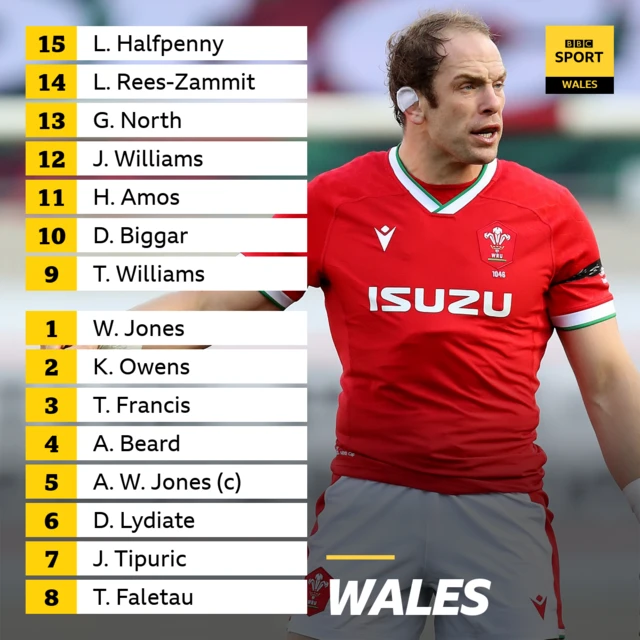 Wales team