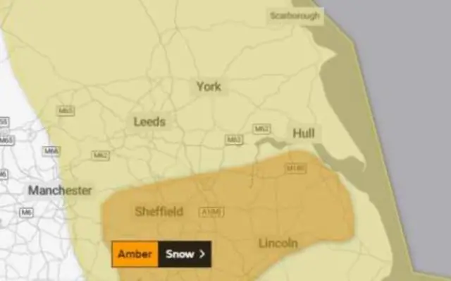 Weather warnings graphic