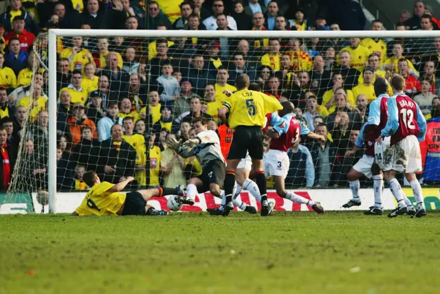 Burnley face Watford in the quarter-finals of the FA Cup in 2003