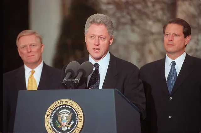 Bill Clinton was impeached in 1999 but the Senate did not vote to convict him