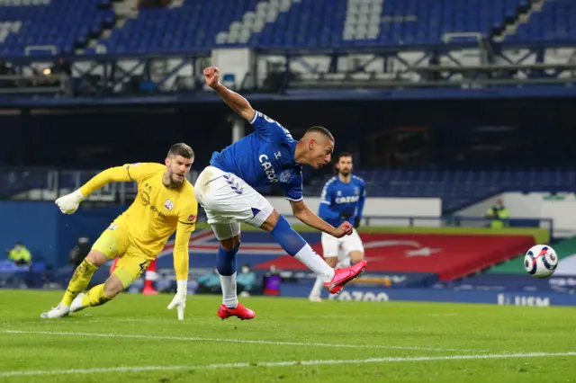 Richarlison opens the scoring for Everton