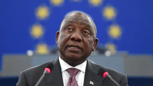 South Africa President Ramaphosa