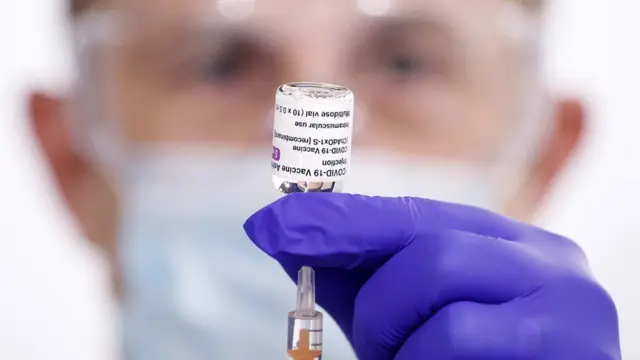 Vial of vaccine