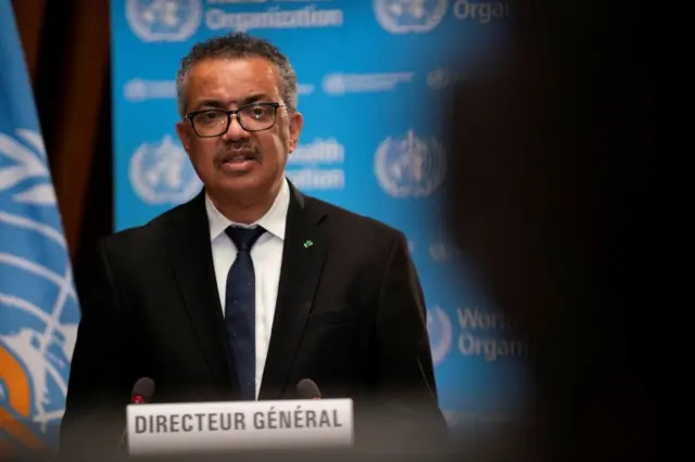 File photo of Dr Tedros