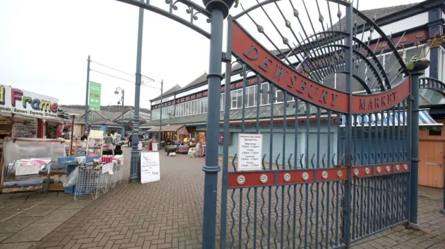 Image of Dewsbury's existing market