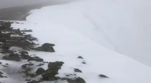 Fresh snow on Helvellyn