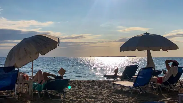 A beach in Greece