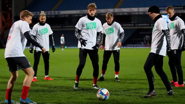 Brentford warm-up