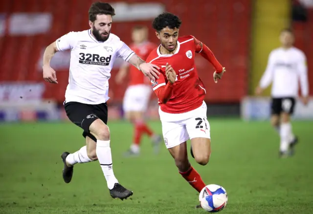 Romal Palmer zips away from Graeme Shinnie