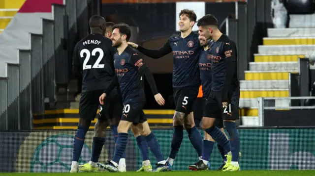 John Stones celebrates