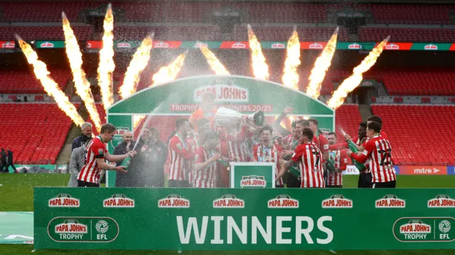 Sunderland EFL Trophy winners