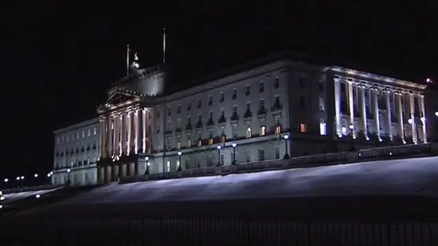 Stormont after dark