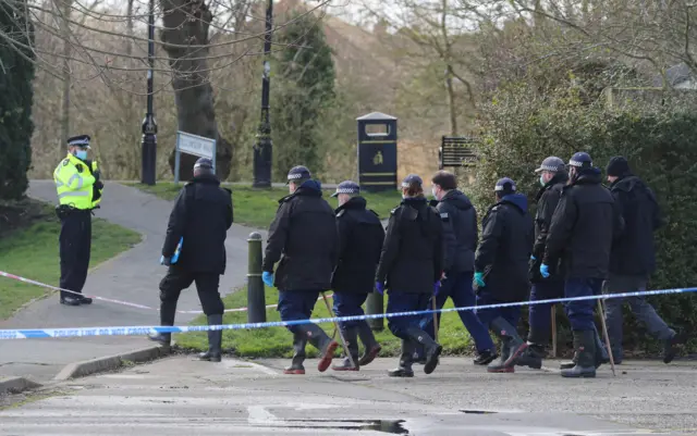 Police officers in Sandwich