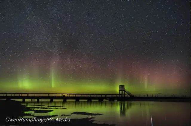 Holy Island Northern Lights