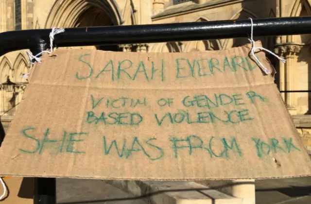 Tributes outside York Minster