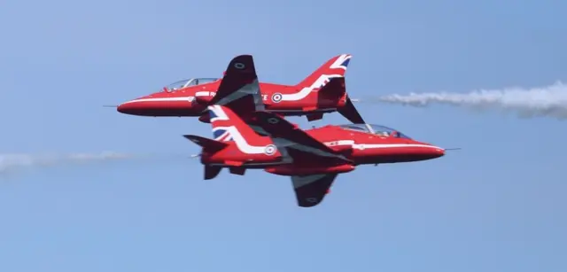 Red Arrows in action