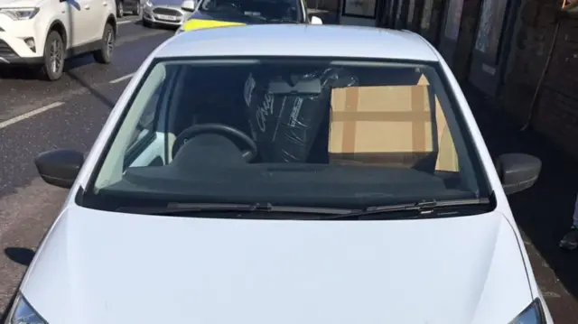 Overloaded car