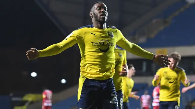 Oxford United celebrate