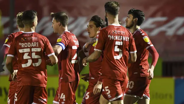 Crawley celebrate