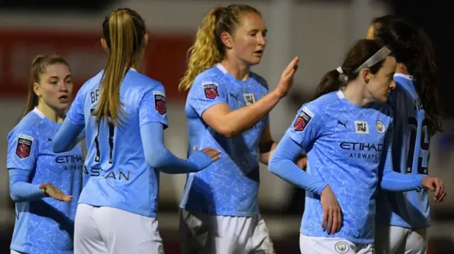 Manchester City celebrate