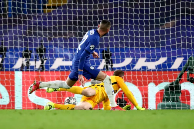 Hakim Ziyech scores for Chelsea