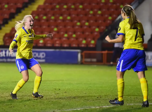 Brighton celebrate