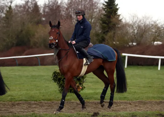 Envoi Allen on the Cheltenham gallops