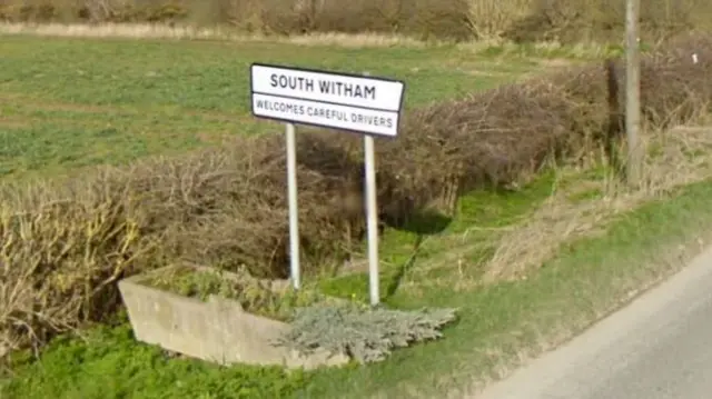 South Witham sign