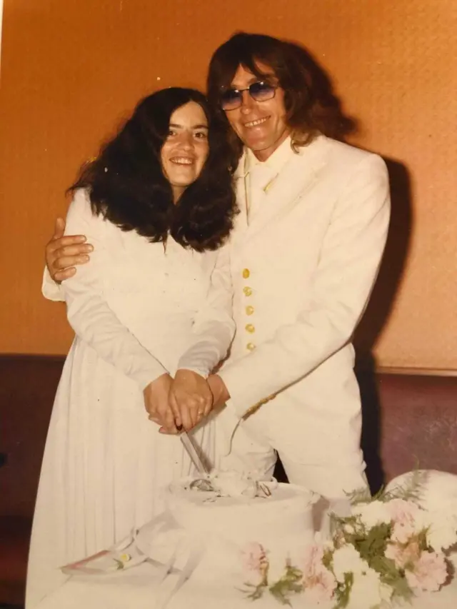 Brian Jeffery at his wedding