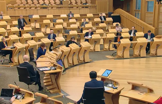 Willie Rennie in the chamber