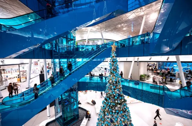Shopping centre in Malmo - 20 December 2020