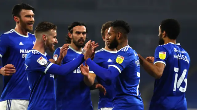 Cardiff celebrate