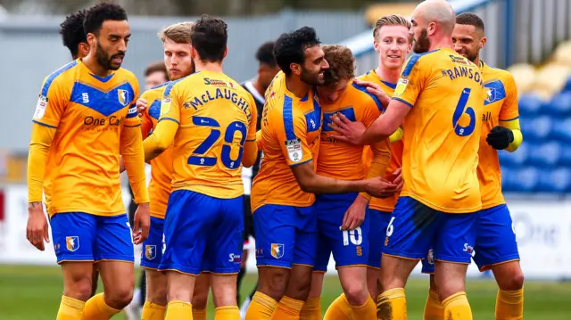 Mansfield celebrate