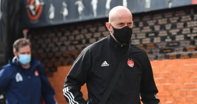 Paul Sheerin arrives at Tannadice