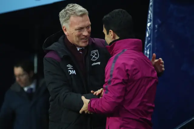 Moyes and Arteta