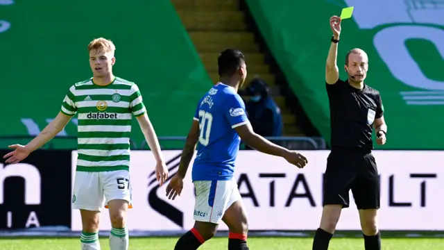 Morelos shown yellow card