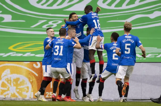 Rangers were 2-0 winners on their last visit to Celtic Park in October