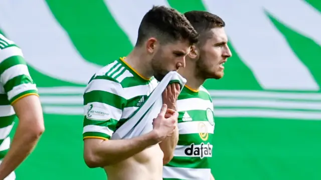 Celtic's Ryan Christie at full-time