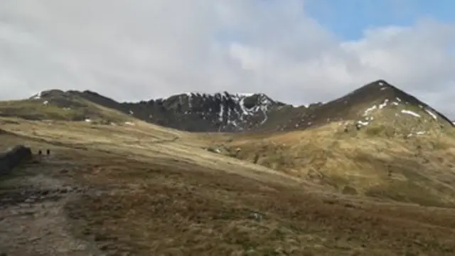 East face of Helvellyn from Birkhouse Moor