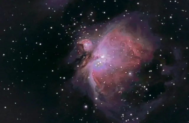 The Orion Nebula captured from Russell Atkin's Sheffield garden