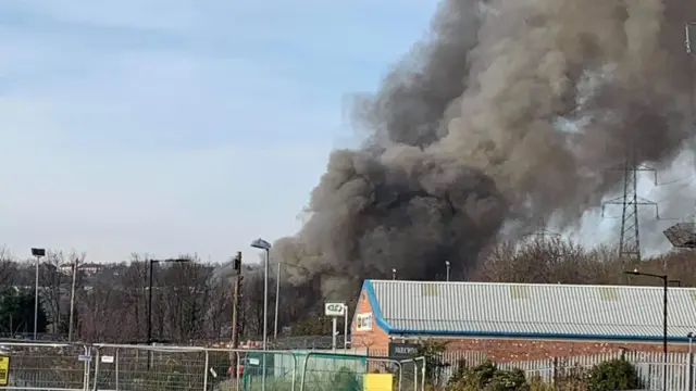 Fire in Sheffield