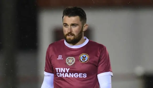 John Souttar is on the bench this evening for Hearts