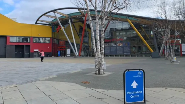 The Centre of Life museum in Newcastle which is now running as a vaccination centre