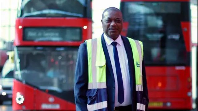 Go-Ahead bus driver Claude Parchment still has to remind one or two passengers to wear face masks