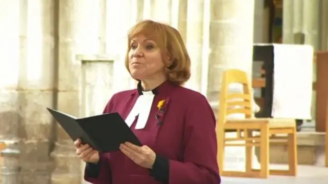 The dean of Winchester Cathedral