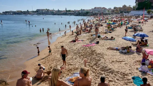 A beach in Portugal