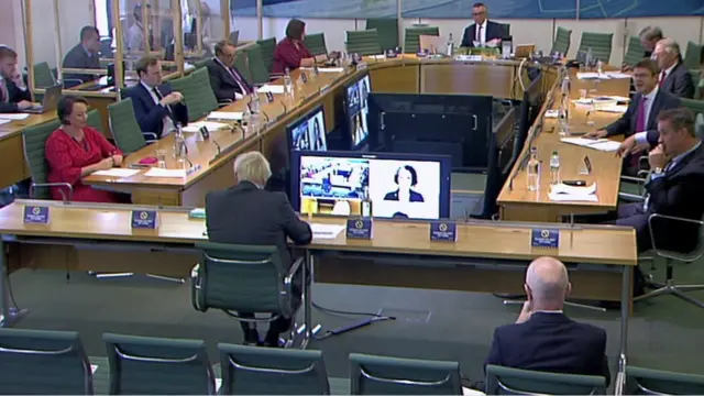 Boris Johnson in front of liaison committee in Sept 2020