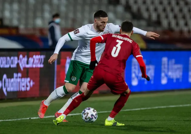 Matt Doherty with Filip Mladenović